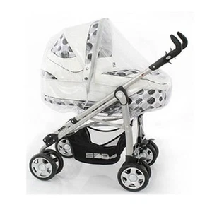 Kiddycover Unizip Universal Regenschutz PVC passend für die meisten 2 in 1 & 3 in 1 Kinderwagen