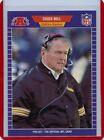 Chuck Noll, "Pittsburgh Steelers" Coach, 1989 Pro Set Football Card #355B. Rc