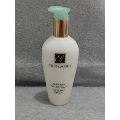 Limpiador enjuague suave Estee Lauder tamaño completo bomba botella 6,7 fl. Oz. Foto 1 de 4