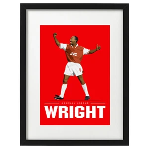 Ian Wright Arsenal Legend art print / poster - Foto 1 di 2