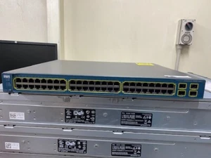 CISCO WS-C2560G-48TS-S V03 48 PORT SWITCH WITH 4 SFP PORTS - Picture 1 of 4