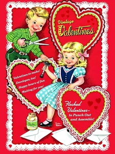 Vintage Valentines (Press Out Book) - Picture 1 of 2