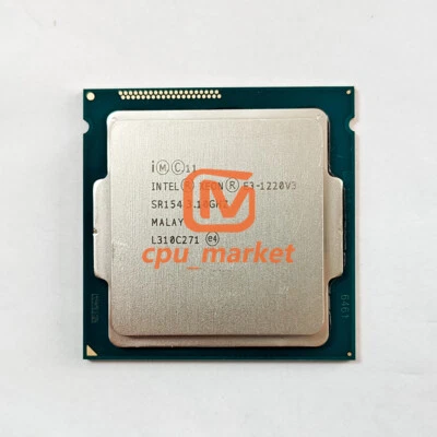 Intel Xeon E3-1220 v3 SR154 3.1GHz 4 Cores 4 Threads 80W LGA1150 CPU Processor - Image 1 of 2