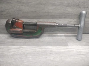 Vintage No. 1-2 Rigid No. 2A Heavy Duty Pipe Cutter Tool 1/8" to 2" Made USA #2 - Picture 1 of 9