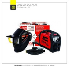 Saldatrice inverter Telwin Force 145 + Maschera Tiger + Accessori saldatura MMA