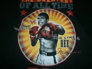 MUHAMMAD ALI "FLOAT LIKE A BUTTERFLY & STING LIKE A BEE THE GREATEST S/S L - Picture 1 of 6