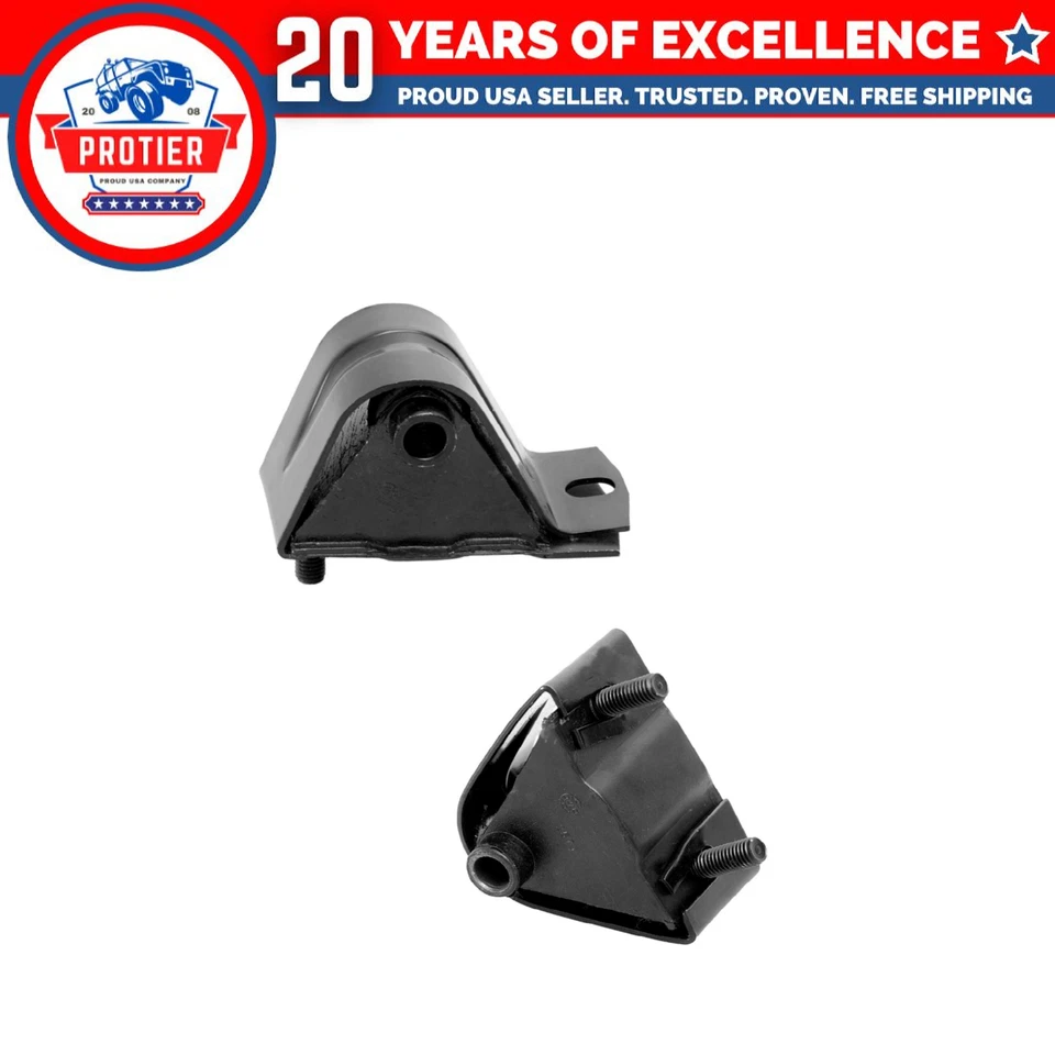 Fits 1984-2000 Jeep Cherokee 2.5L Front Right & Left Motor Mount Set 2PCS : - Изображение 1 из 3