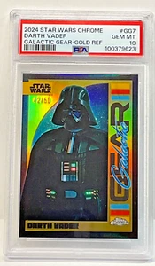 PSA 10 GEM MINT 2024 TOPPS STAR WARS CHROME DARTH VADER #/50 GOLD GALACTIC GEAR - Bild 1 von 2