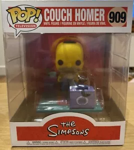 The Simpsons - Homer Simpson on Couch Deluxe Pop! Vinyl Figure #909 Free Post - Picture 1 of 6