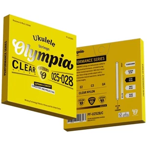 Olympia Ukulele Saiten durchsichtig Nylon 025-028 Sopran & Konzert – UK-Bestand - Bild 1 von 4