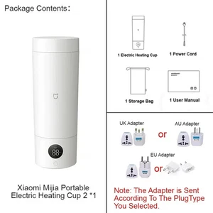 White - EU - NEU XIAOMI Mijia Tragbarer Wasserkocher 2 Thermosbecher Schnelle... - Bild 1 von 6