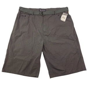 Vtg Enyce Loose Fit Baggy Belted Ripstop Shorts Sz 50 Gray (Fits 48) READ - Picture 1 of 15