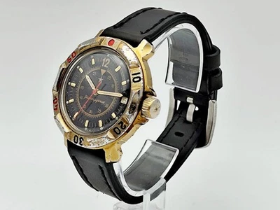 Relógio de pulso WOSTOK 2414 Komandirskie vintage Vostok relógio de manutenção pós-URSS - Imagem 1 de 4