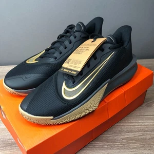 Nike Precision VII 7 Basketballschuhe Herren Größe 10 schwarz/gold FN4322-006 - Bild 1 von 12