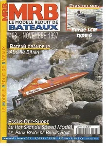 MODELE REDUIT DE BATEAU N°408 ABEILLE BIHAN / PALM BEACH / BARGE LCM TYPE 6 - Picture 1 of 2