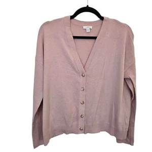 J.Jill kleine Strickjacke 100% Bio-Baumwolle babyrosa - Bild 1 von 8