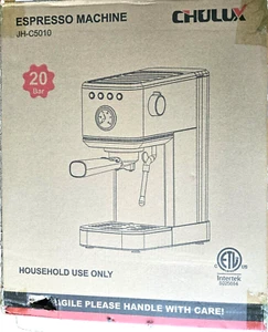 CHULUX Slim Espresso Coffee Machine JH-C5010 w/ Milk Frothier Steam Wand 20 Bar - Picture 1 of 16