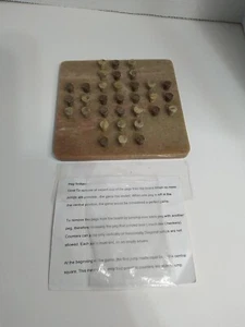 Solitaire Board Game Complete With Marble Board And Marble Pegs. - Picture 1 of 4