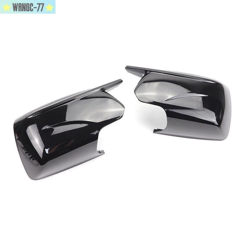 For BMW X3 E83 2003-2010 Glossy Black M Look Side Mirror Covers Replacement Pair — 第 1/4 张图片