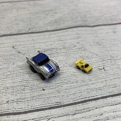 micro machines triplesiders Corvette And Yellow Lamborghini Rare VHTF - Image 1 of 4