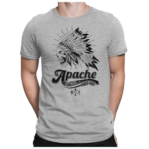 Apache Skull | Herren Fun T-Shirt S bis 4XL | Indian Indianer Schädel Biker - Picture 1 of 11