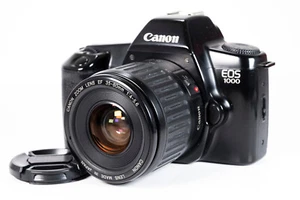 Canon EOS 1000 35mm AF SLR Film Camera 35-80mm Telephoto Zoom Lens - Picture 1 of 3