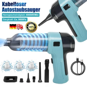 AKKU Handstaubsauger Kabelloser mini Autostaubsauger Nass&Trocken für Auto Büro - Bild 1 von 10