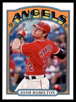 2013 Topps 72 Topps Minis Josh Hamilton  #TM-79 Los Angeles Angels - Image 1 of 2