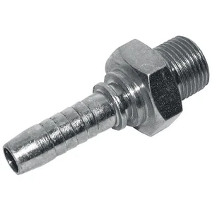 10 x BSP STRAIGHT FIXED MALE HYDRAULIC HOSE INSERT TAIL FITTING 1/4 - 1" - Picture 1 of 2