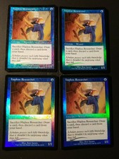 Magic the Gathering - Foil Hapless Researcher x4 - Judgment - Light Play