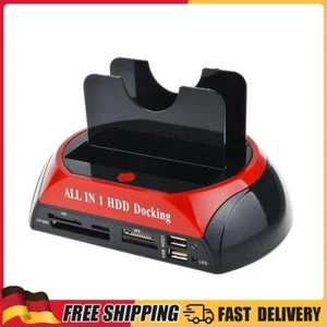 HDD-Dockingstation, internes Festplattengehäuse, USB 2.0 auf 2,5 3,5 Zoll SATA I - Photo 1/4