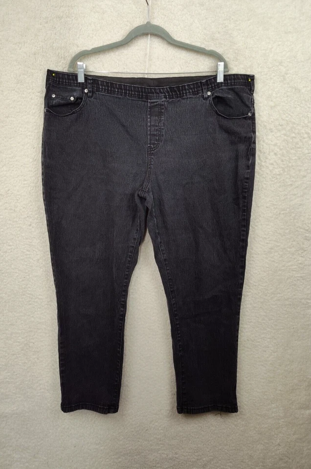 Diane Gilman Mujer Leggings P2X Negro Mezcla de Algodón Pull On Elastizado Pantalones Ajustados Foto 1 de 4