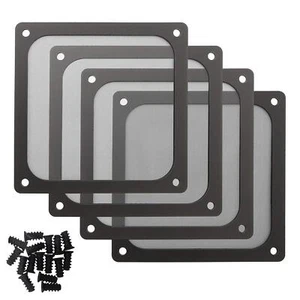 140mm PC Computer Case Fan Dust Filter Grills with Magnet and Screws Ultra Fi... - Picture 1 of 7