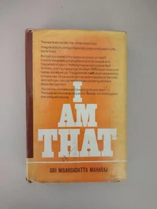 1986 4TH HARDCOVER PRINT Sri Nisargadatta Maharaj I AM THAT - Hardcover -A9 - Picture 1 of 6