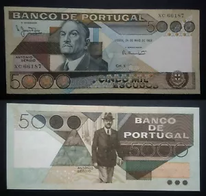Portugal 5000 escudos 24.5.1983 (Series XC 66187) - Picture 1 of 1