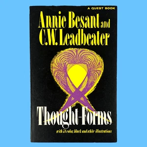Thought-Forms (1980) Annie Besant & C.W. Leadbeater PB Theosophy Aura See Photos - Picture 1 of 7