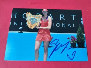 Garbine Muguruza España Tenis 5x7 FOTO Firmada Automática - Imagen 1 de 1