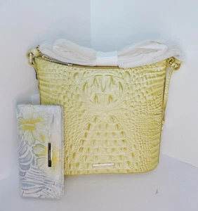 Bandolera Brahmin Katie Limonada Melbourne Cuero Ady Limonada Nostalgia Nueva con Etiquetas  - Imagen 1 de 12