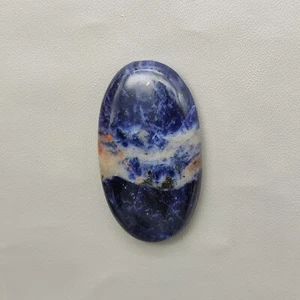 Toller blauer Sodalith Cabochon Sodalith handpolierter Edelstein für Schmuck G7346 - Bild 1 von 4