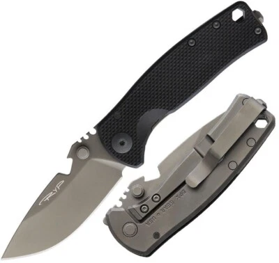 DPx Gear HEST Urban Folding Knife 2.88" CPM-154 Steel Blade G10/Titanium Handle - Image 1 of 3