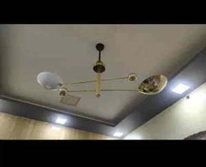 2 Pendant Light | Mid Century Flush Mount Light Sputnik Chandelier Ceiling Light - Picture 1 of 11