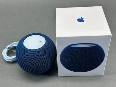 Apple Homepod Mini Speaker - Blue - A2374 / MJ2C3LL/A - Image 1 of 4