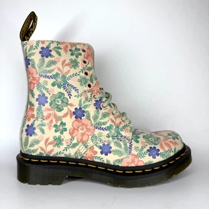 Dr Martens Vonda 1460 PASCAL CLOUD CREAM+ MULTI UK 40593960 GENIX NAPPA Talla 5 - Imagen 1 de 21