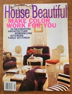 House Beautiful Magazine February 2000 Make Color Work For You Interior Design - Picture 1 of 8