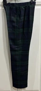 Vintage Lauren Ralph Lauren Damen 8 Hosen kariert blau grün - Bild 1 von 12