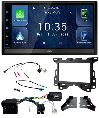 JVC DAB Bluetooth Lenkrad USB 2DIN Autoradio für Mercedes Sprinter W907 W910 ab - Bild 1 von 4