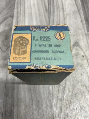 1225 EAGLE ELECTRIC, CAJA RECEPTÁCULO SUPERFICIE, 4 hilos, 30 amperios #4021F21 Foto 1 de 3