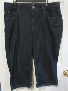 RIDERS by LEE Denim CAPRIS ~ Gr. 18 ~ NEU ~ Cropped Latzhose JEANS - Bild 1 von 7