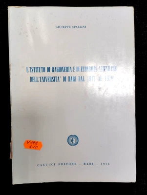 Istituto di Ragioneria e Economia Aziendale, Università di Bari, Spallini, 1976 - Immagine 1 di 4
