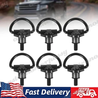 15-24 Ford Transit 150 250 350 Van OEM Black Cargo D-Hooks 3 Pair/Set of 6 - Imagem 1 de 4